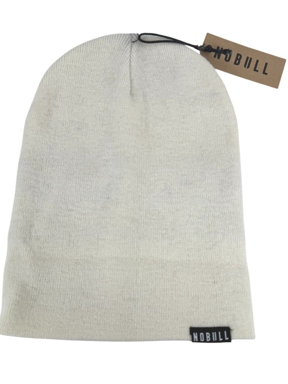 Nobull Beanie Hat Womens One Size Ivory Acrylic Nylon Wool Casual NWT MC-301